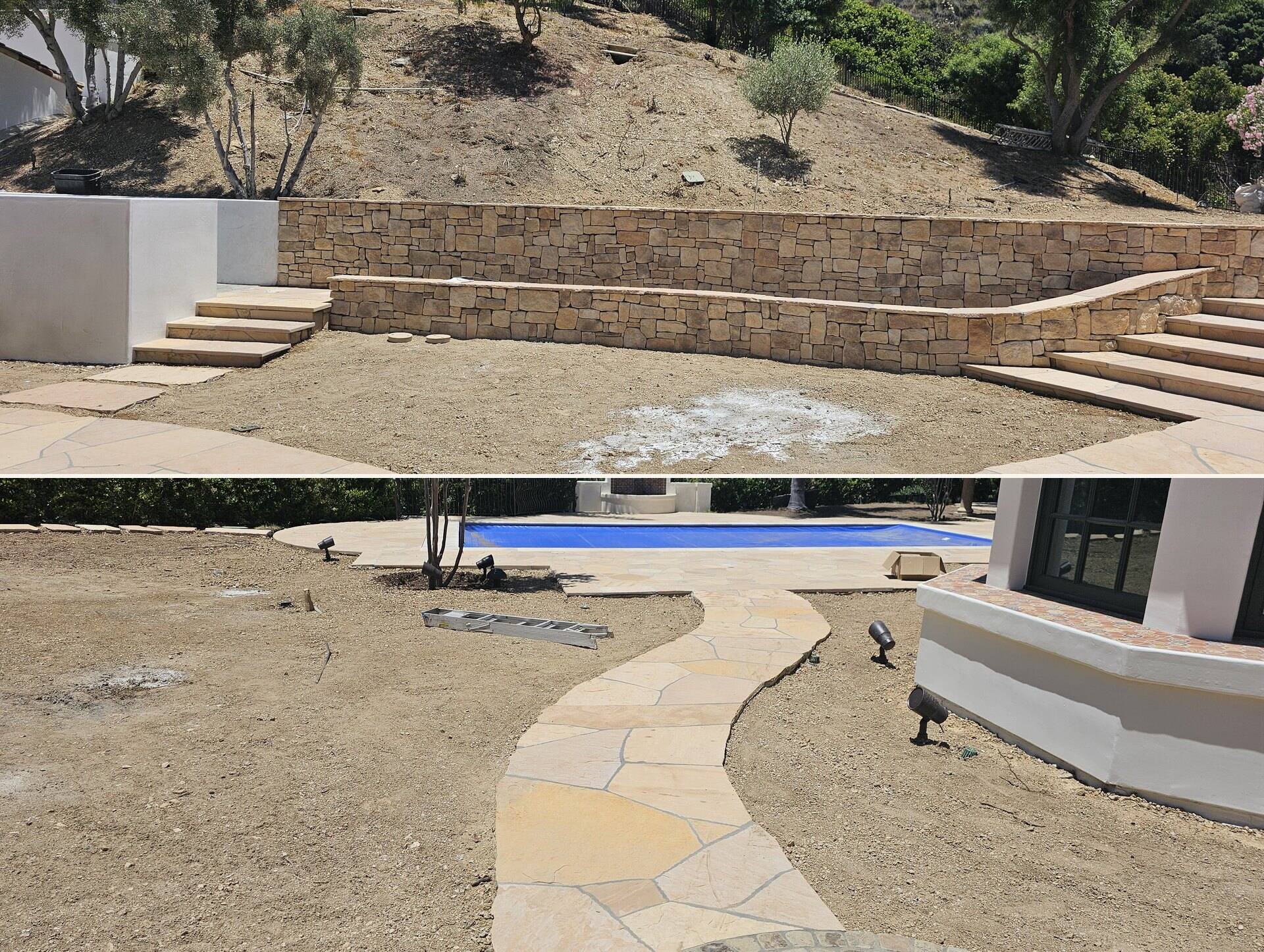 ba-before-stacked Before: bare yard prior to landscape and irrigation transformation