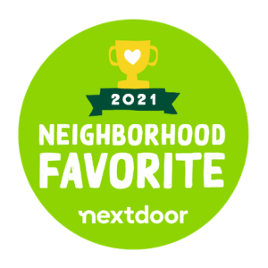 Nextdoor Neighborhood Favorite 2021 award badge