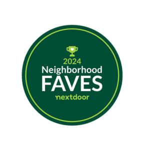 Nextdoor Neighborhood Faves 2024 award badge
